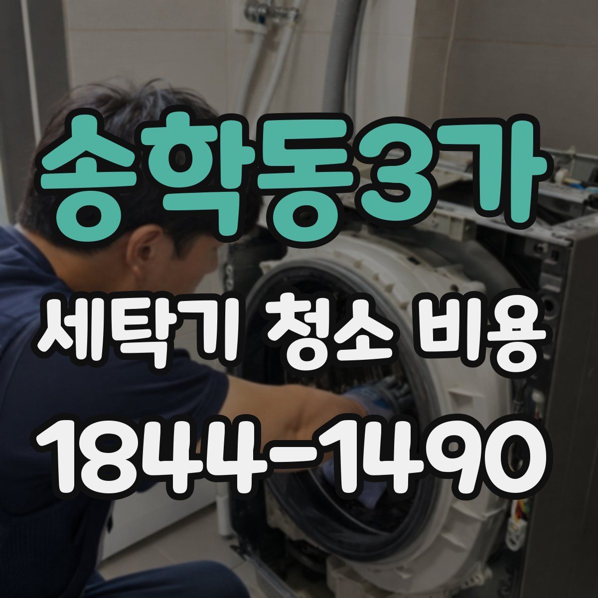 송학동3가 세탁기 청소 비용