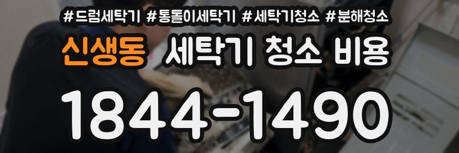 신생동 세탁기 청소 비용