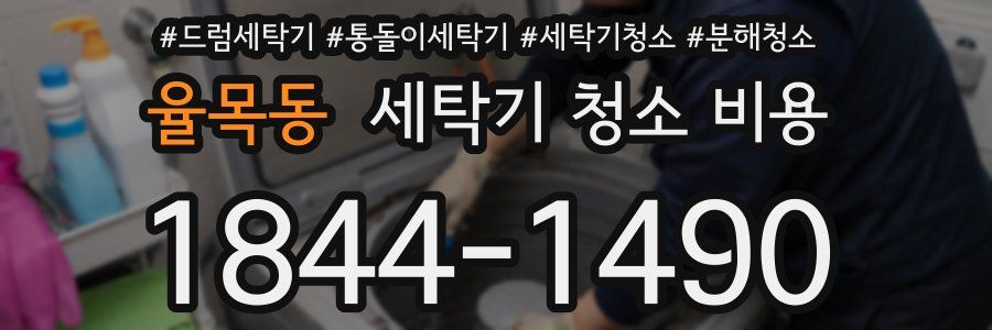 율목동 세탁기 청소 비용
