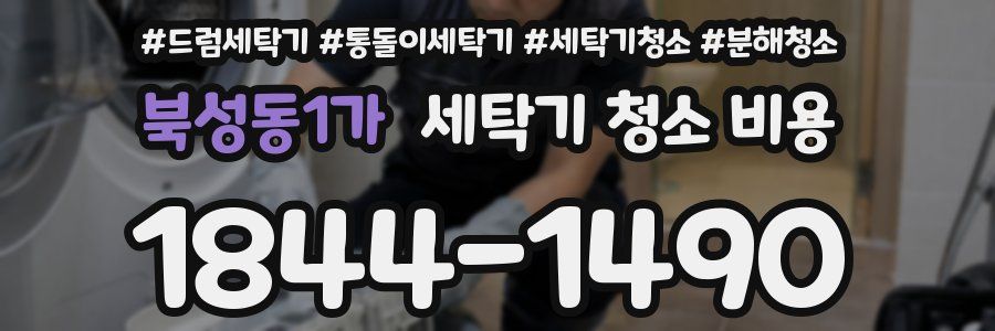 북성동1가 세탁기 청소 비용