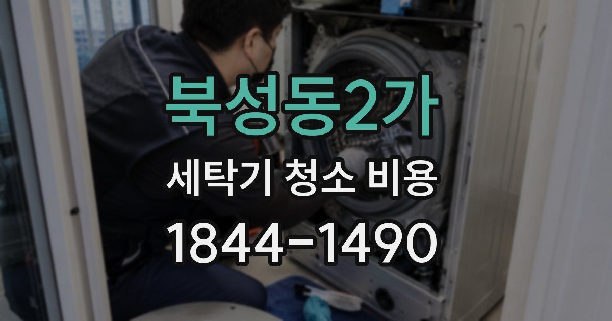 북성동2가 세탁기 청소 비용