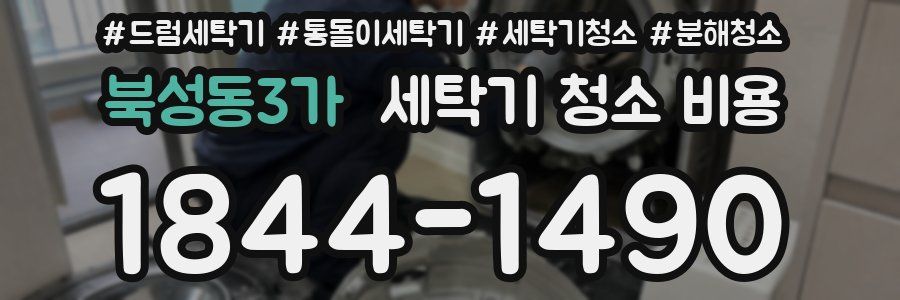 북성동3가 세탁기 청소 비용