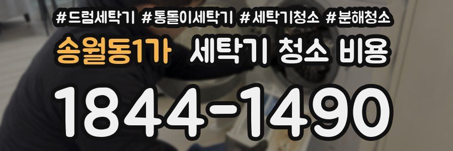 송월동1가 세탁기 청소 비용