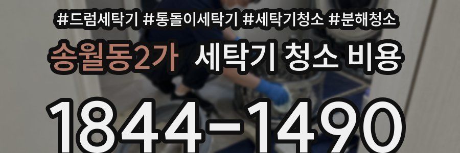 송월동2가 세탁기 청소 비용