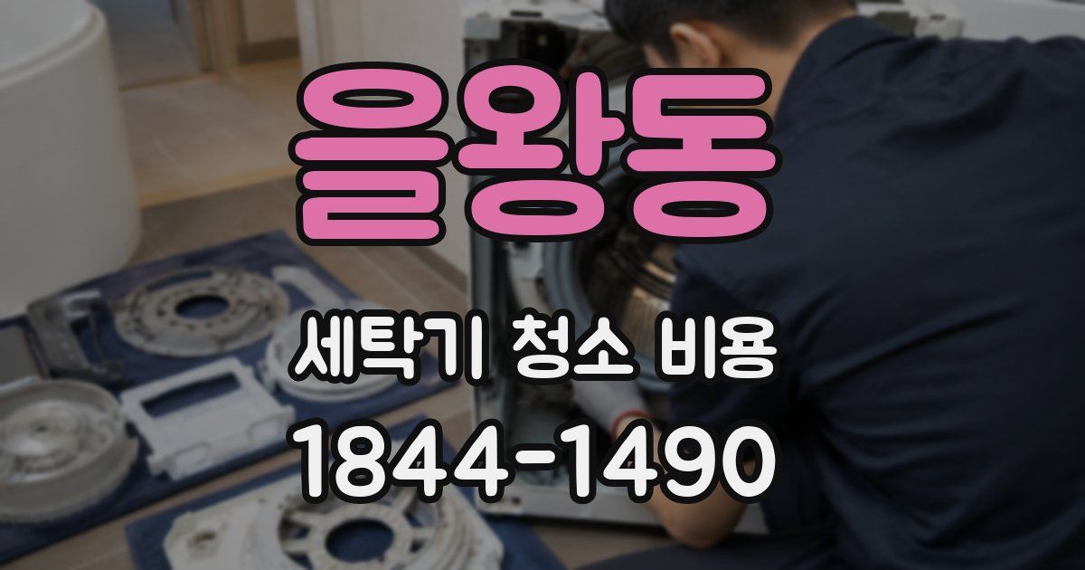 을왕동 세탁기 청소 비용