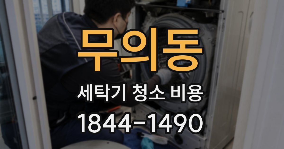무의동 세탁기 청소 비용