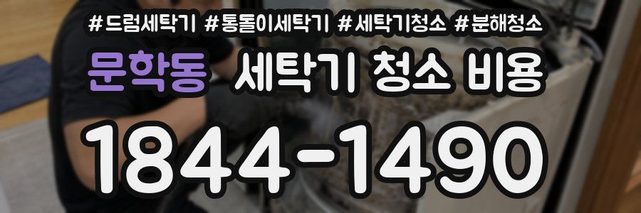 문학동 세탁기 청소 비용