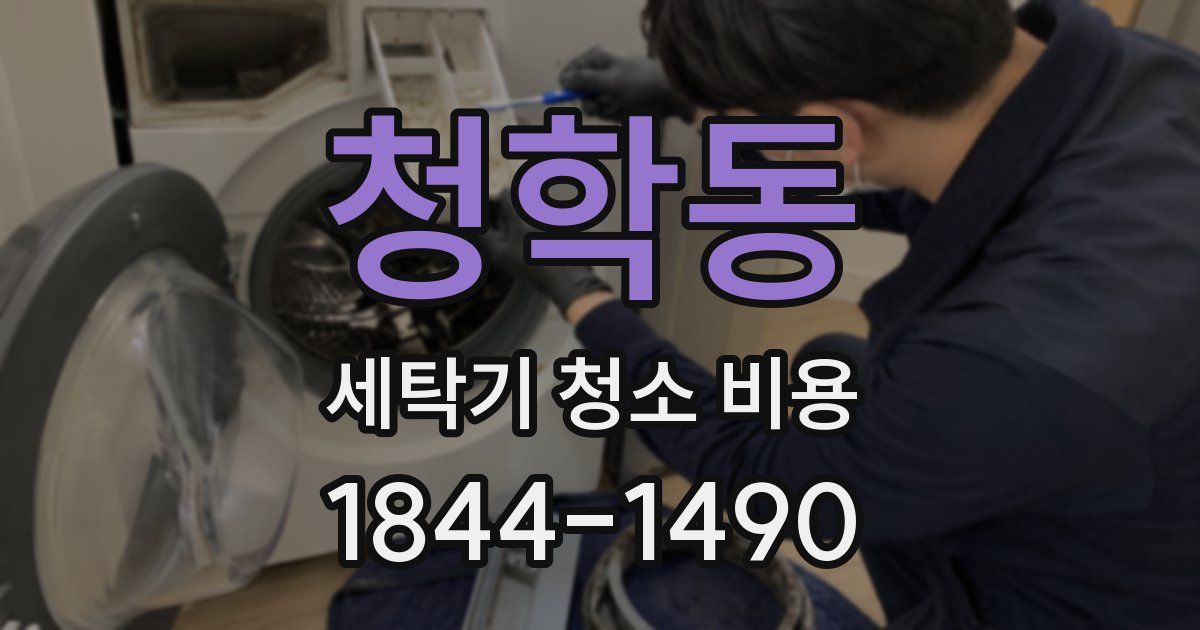 청학동 세탁기 청소 비용