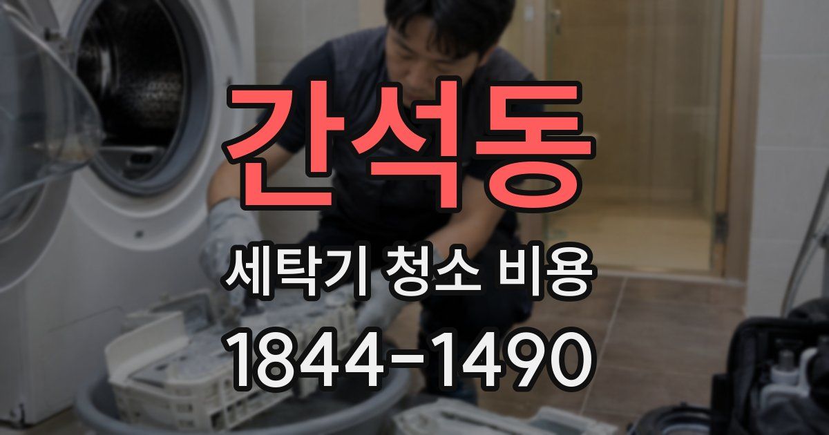 간석동 세탁기 청소 비용