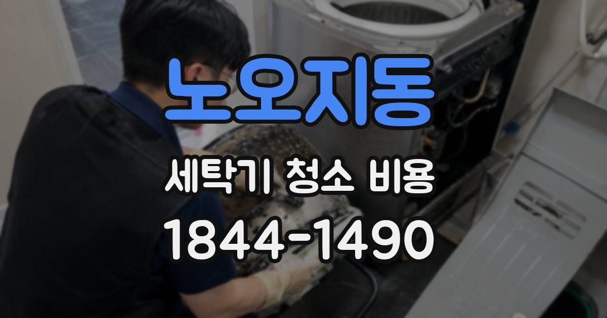 노오지동 세탁기 청소 비용