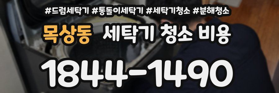 목상동 세탁기 청소 비용