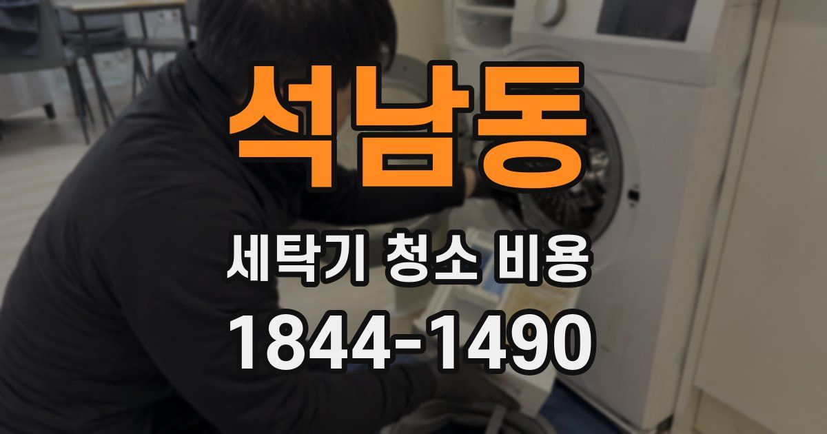 석남동 세탁기 청소 비용