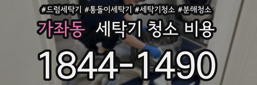 가좌동 세탁기 청소 비용