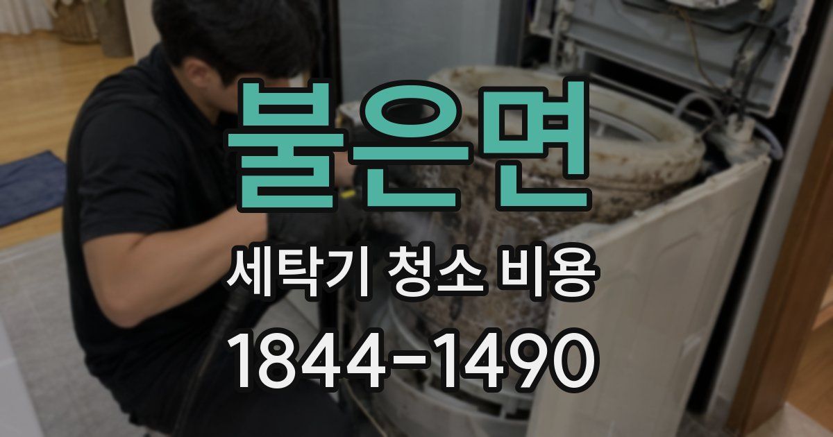 불은면 세탁기 청소 비용