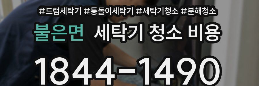 불은면 세탁기 청소 비용