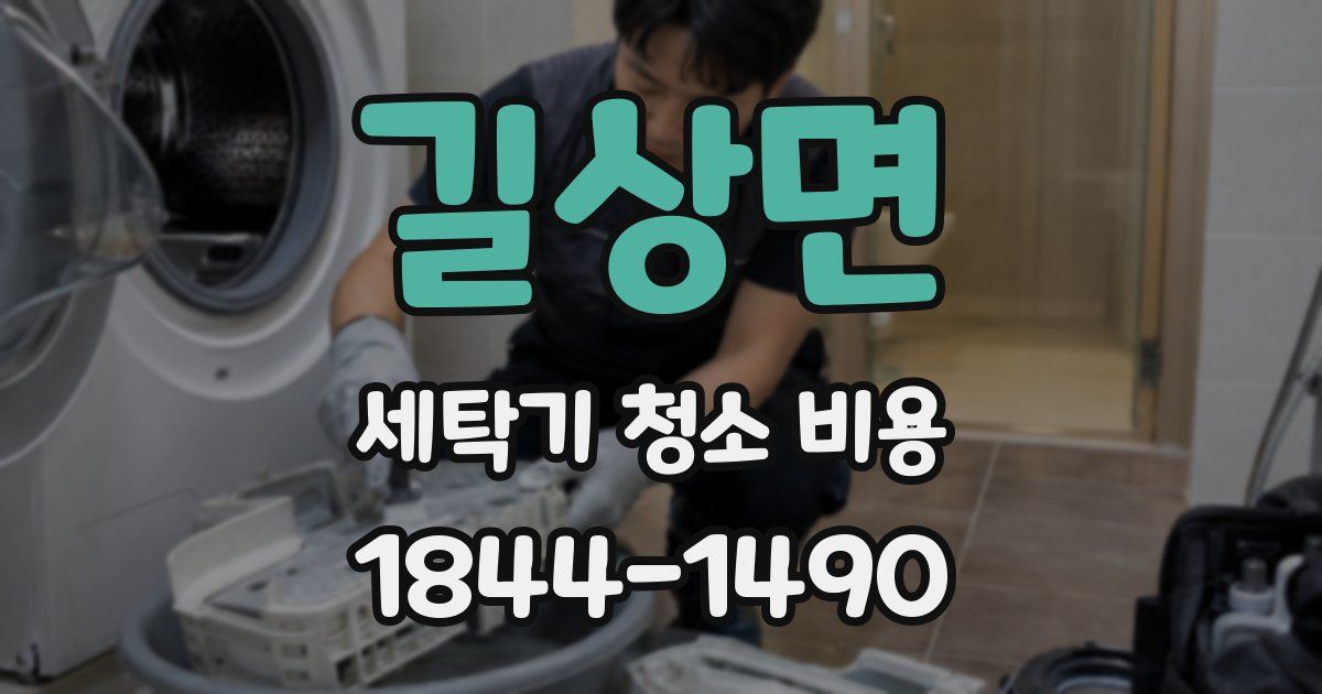 길상면 세탁기 청소 비용