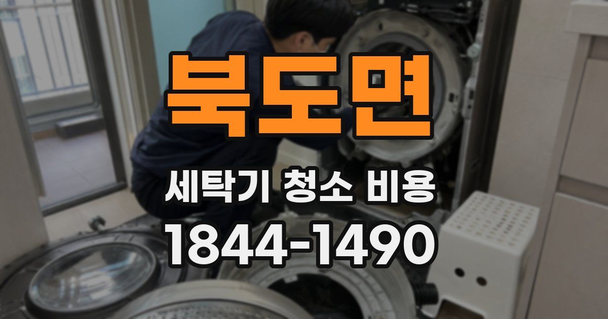 북도면 세탁기 청소 비용