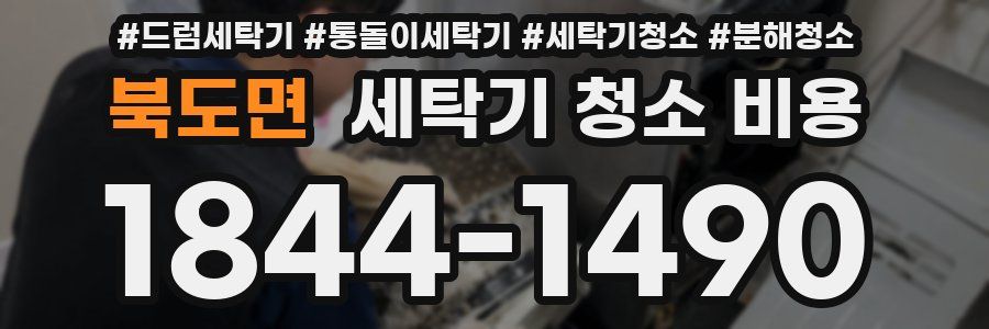 북도면 세탁기 청소 비용