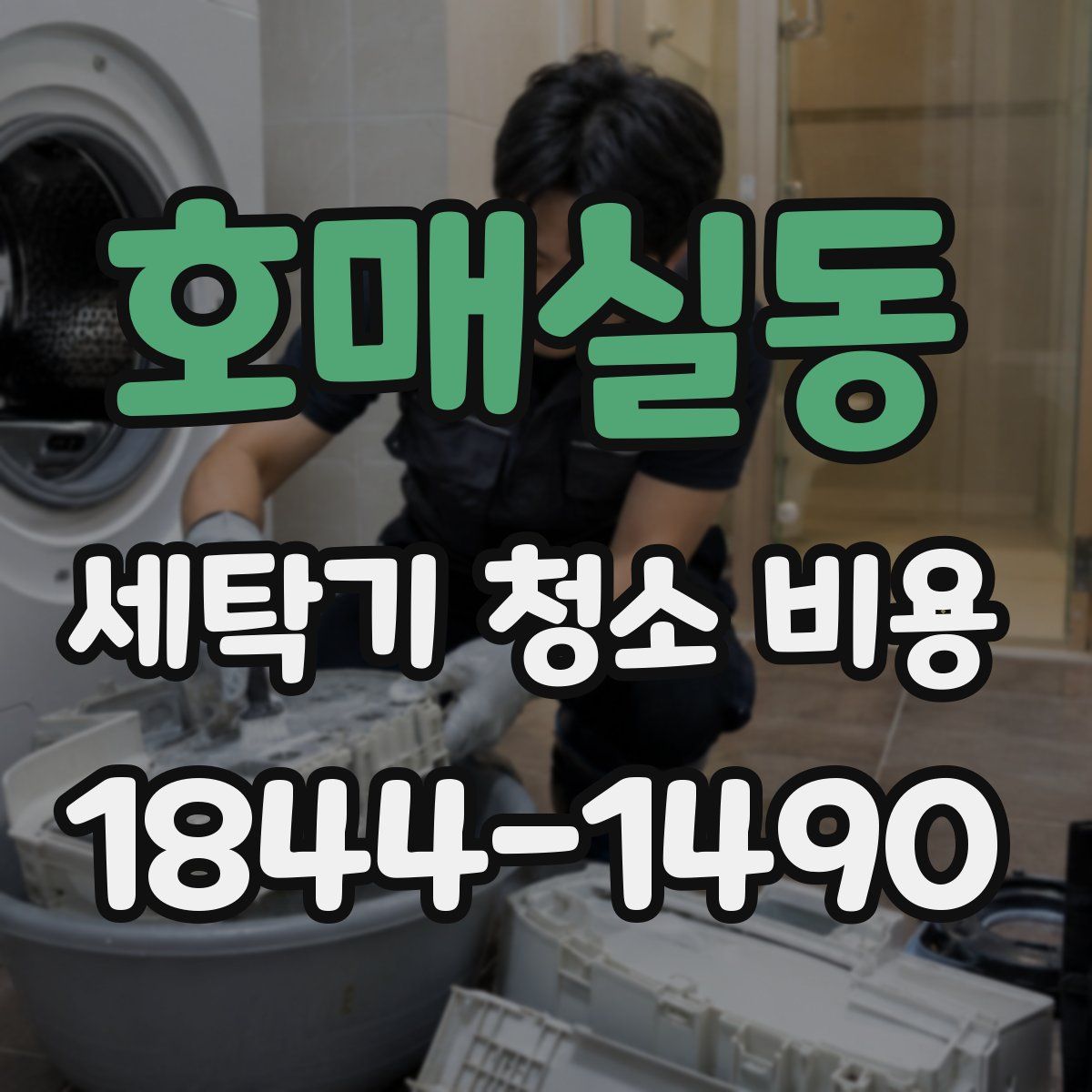 호매실동 세탁기 청소 비용