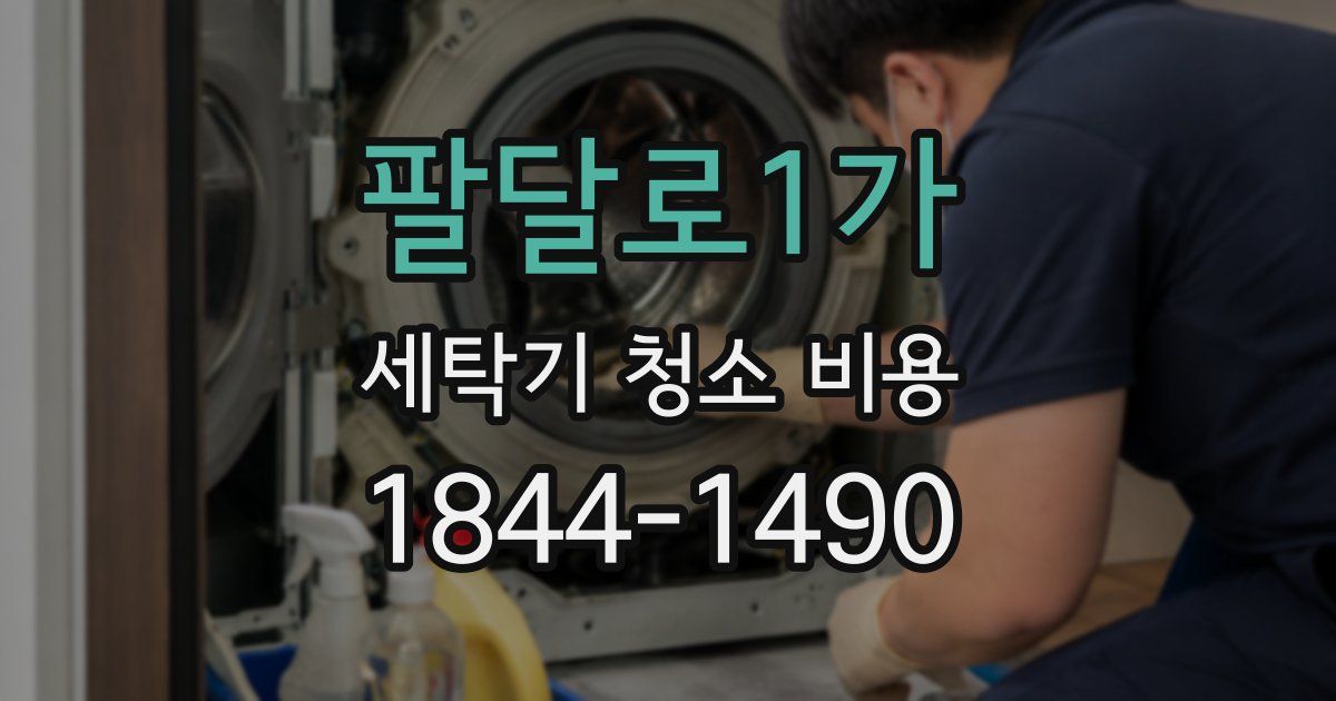 팔달로1가 세탁기 청소 비용