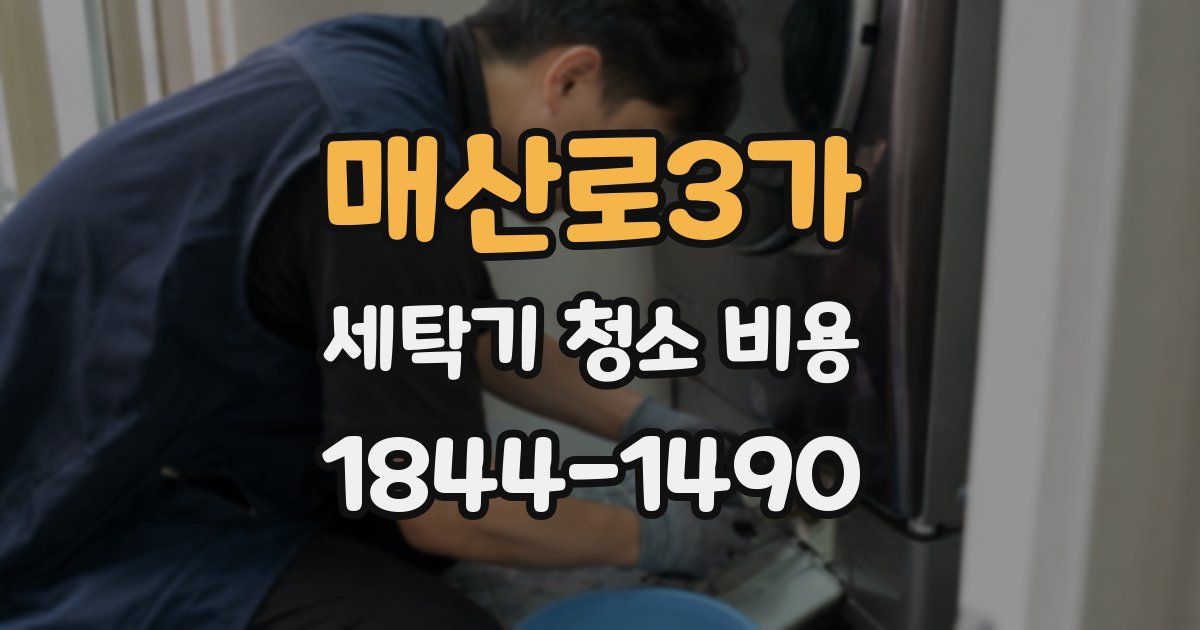 매산로3가 세탁기 청소 비용