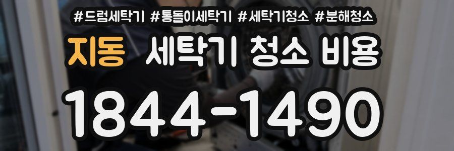 지동 세탁기 청소 비용