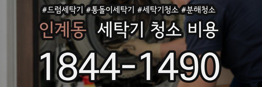 인계동 세탁기 청소 비용