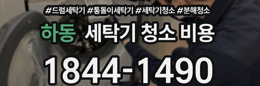 하동 세탁기 청소 비용