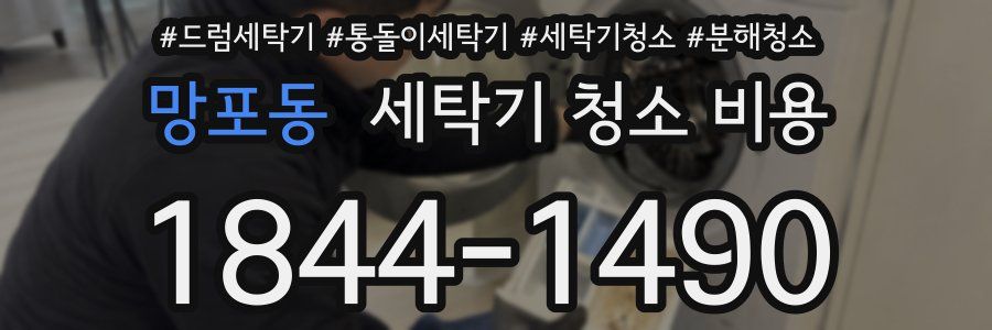 망포동 세탁기 청소 비용