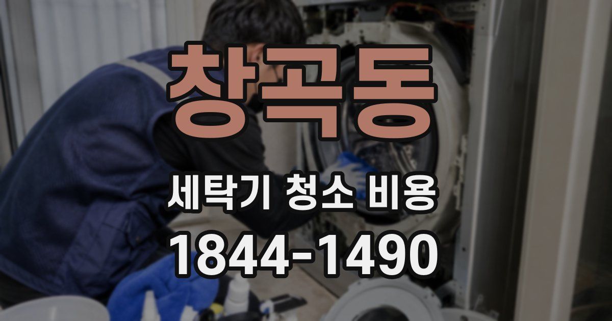 창곡동 세탁기 청소 비용