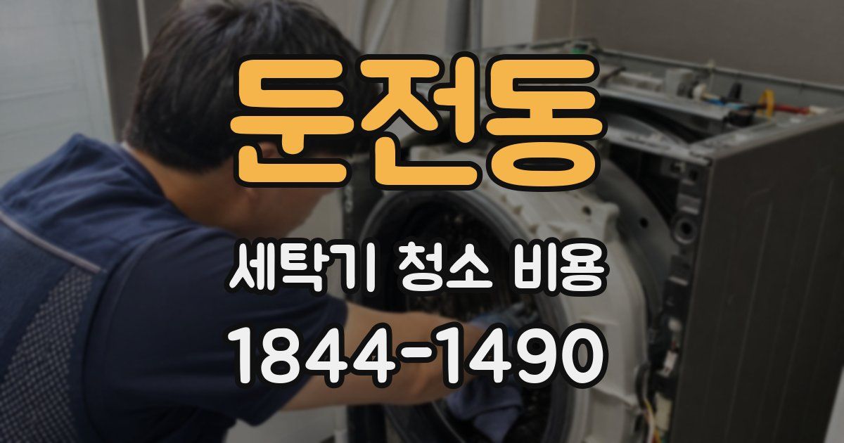 둔전동 세탁기 청소 비용