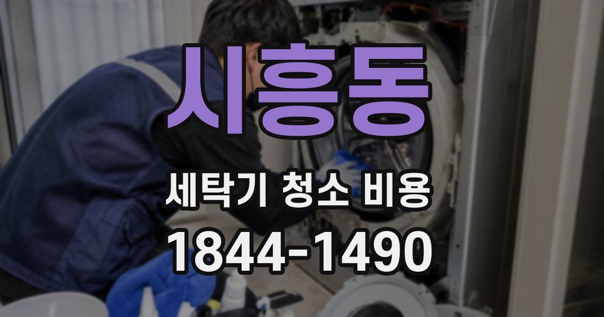 시흥동 세탁기 청소 비용