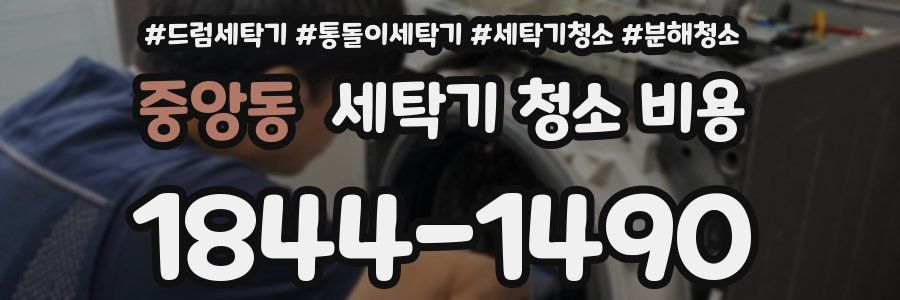 중앙동 세탁기 청소 비용