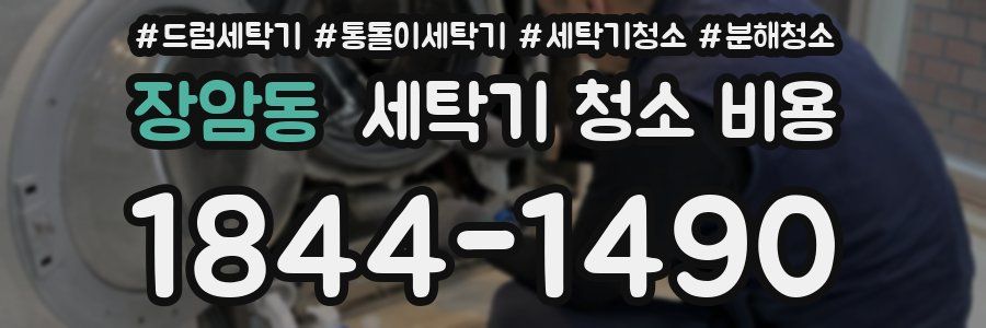 장암동 세탁기 청소 비용