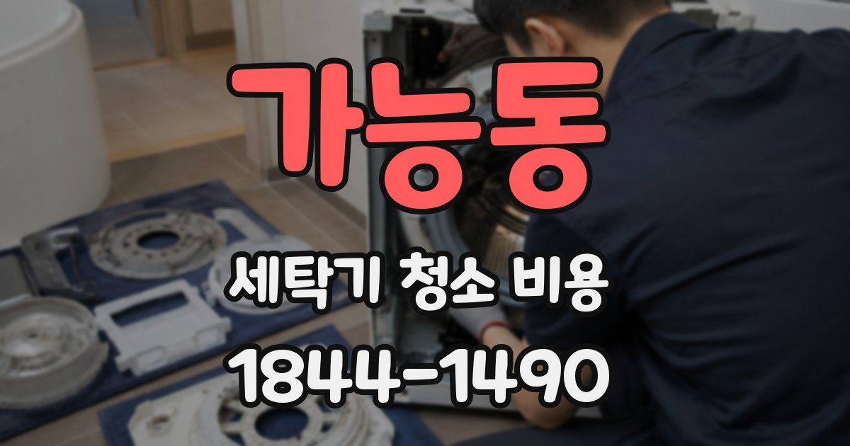 가능동 세탁기 청소 비용