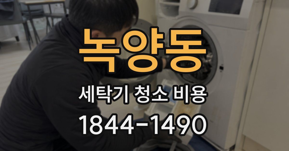 녹양동 세탁기 청소 비용