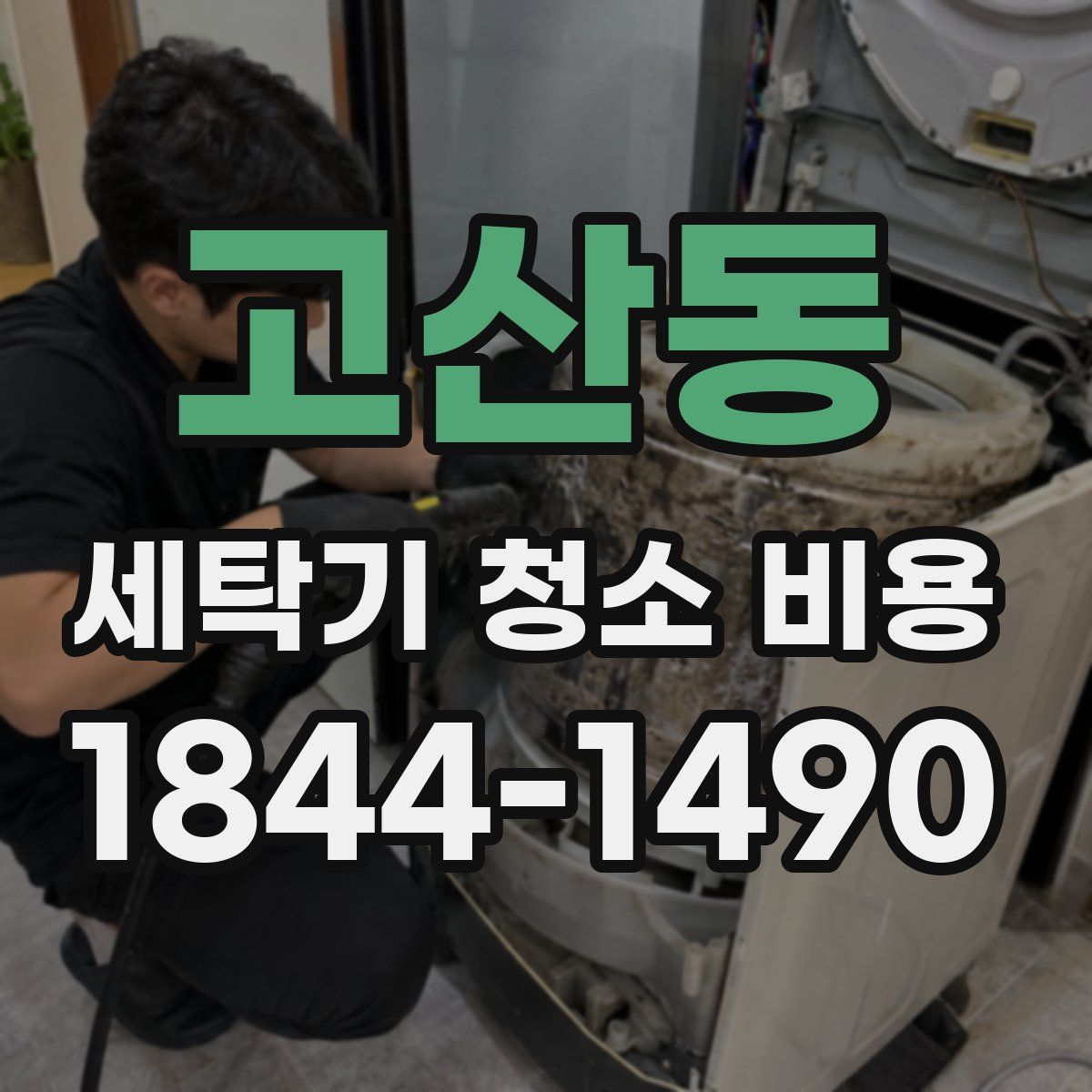 고산동 세탁기 청소 비용