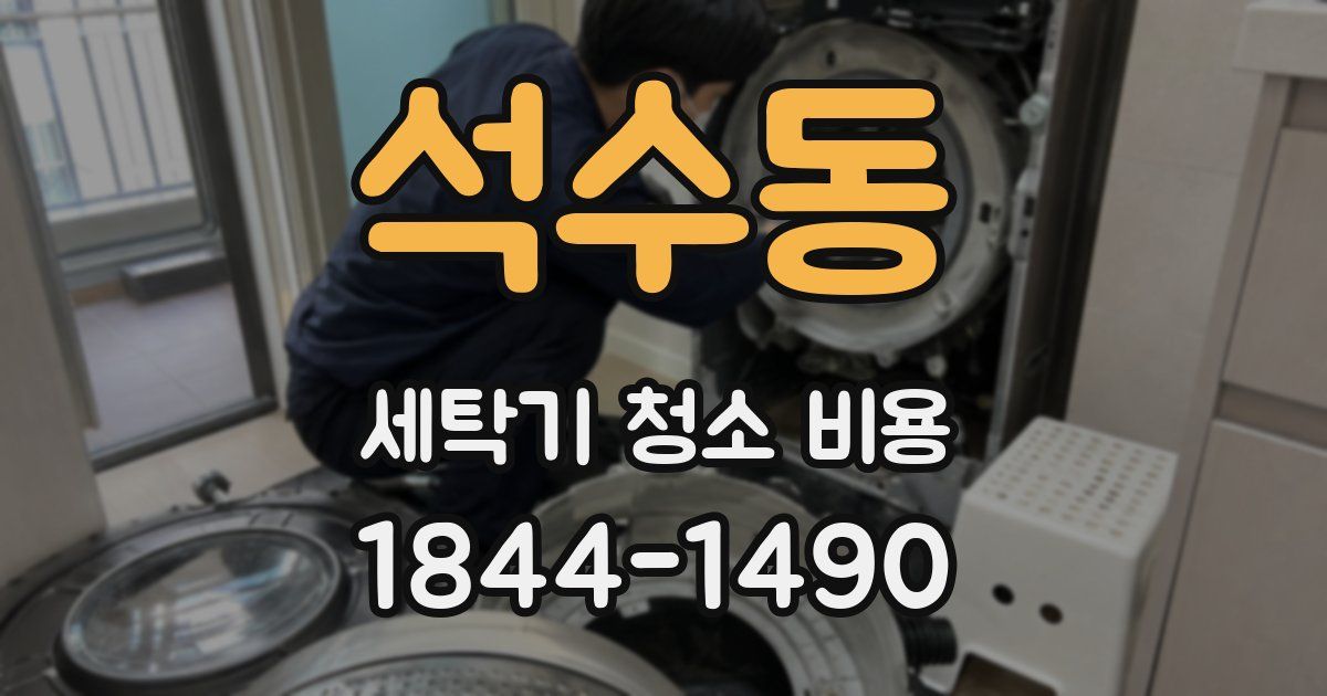 석수동 세탁기 청소 비용