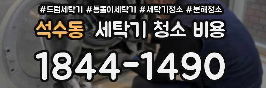 석수동 세탁기 청소 비용