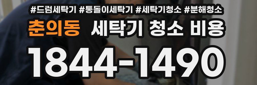 춘의동 세탁기 청소 비용