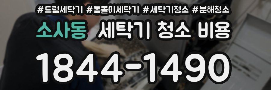 소사동 세탁기 청소 비용