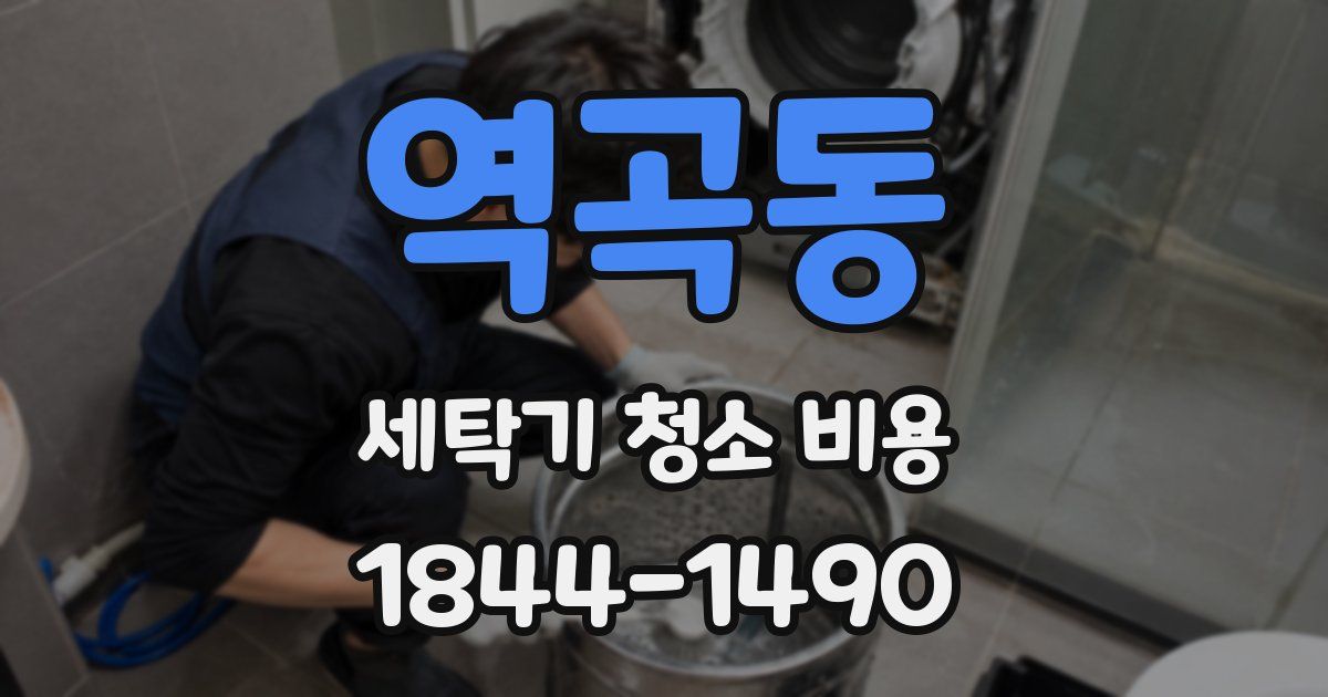 역곡동 세탁기 청소 비용