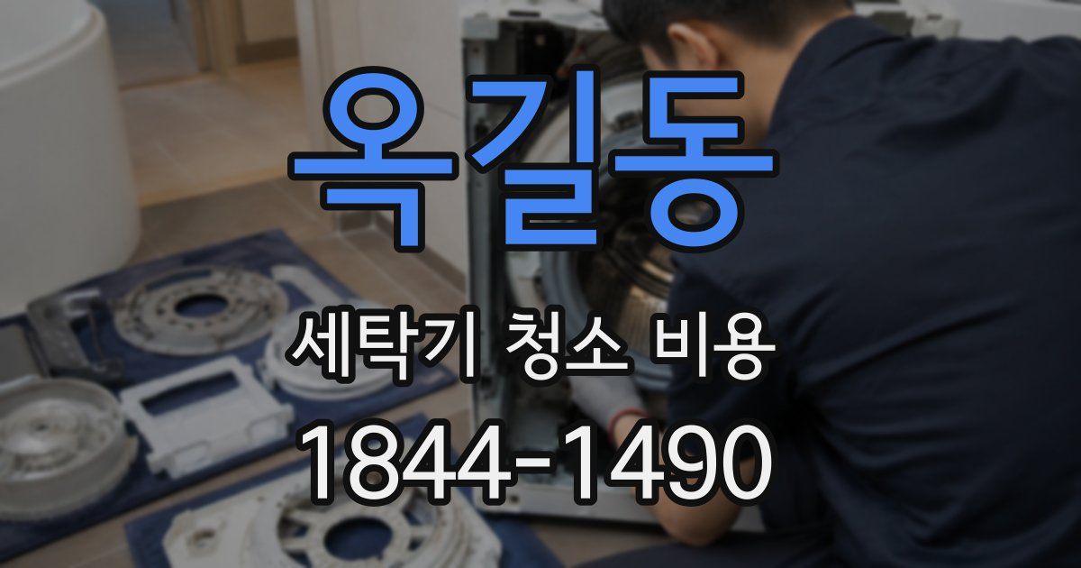 옥길동 세탁기 청소 비용