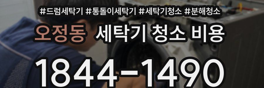 오정동 세탁기 청소 비용
