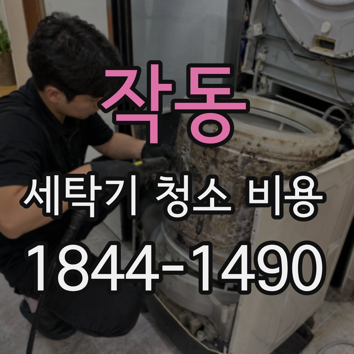 작동 세탁기 청소 비용