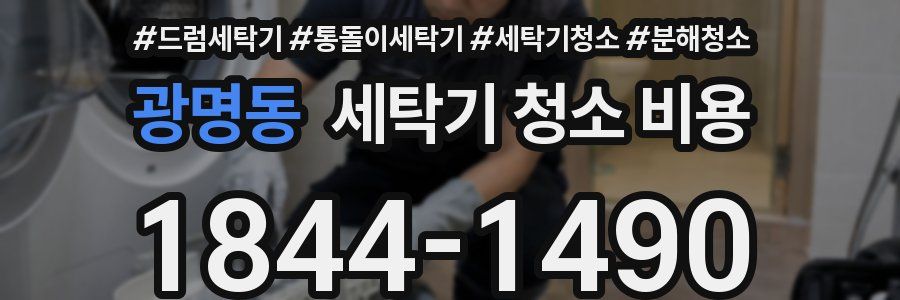 광명동 세탁기 청소 비용