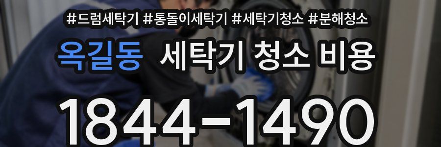 옥길동 세탁기 청소 비용