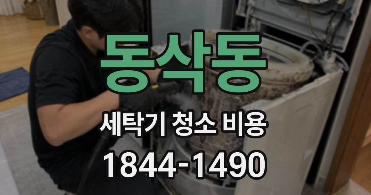 동삭동 세탁기 청소 비용