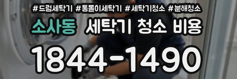 소사동 세탁기 청소 비용