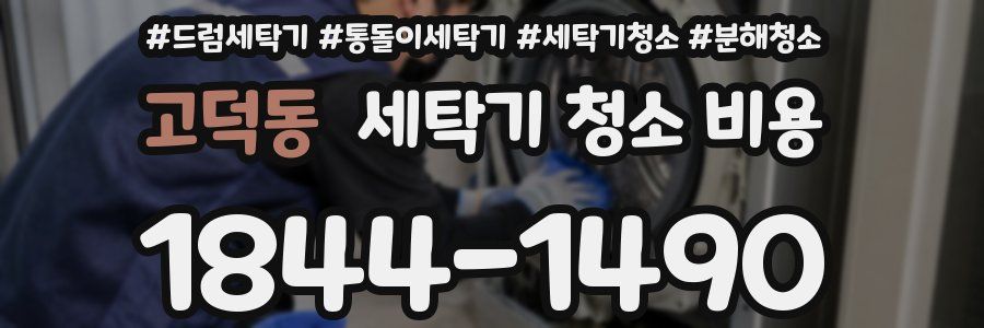 고덕동 세탁기 청소 비용